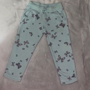 Blue butterfly sweat suit